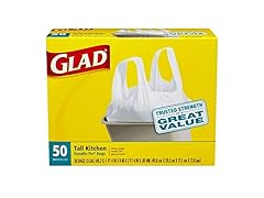 Glad Tall Kitchen Handle-Tie Bags 50ct