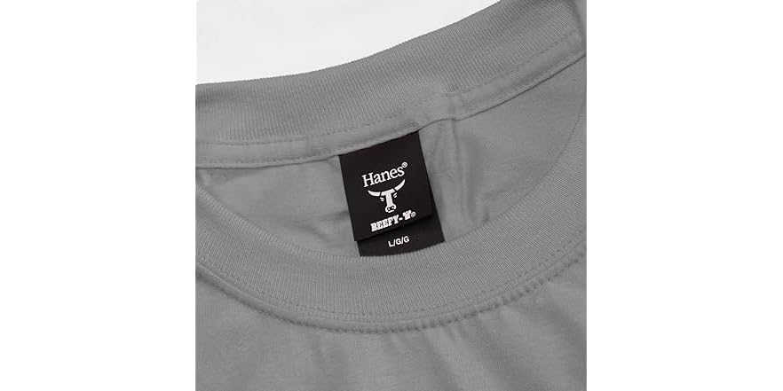 Hanes Fish Pattern Long T-Shirt Long T Men's XL /eaa498829