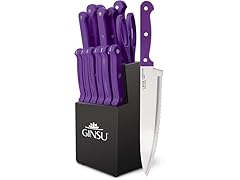 Kiso Purple 14pcs Set with Black Block
