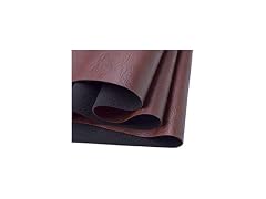 Wento Thick 2 Yard Faux Leather Fabric Soft Skin Grain
