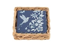 Karma, Woven Cocktail Napkin Holder Hummingbird