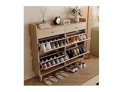 dainslef Shoe Storage Cabinet Oak