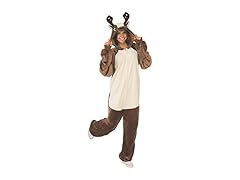 Reindeer Hooded Jumpsuit (L/XL)