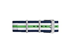 Timex Weekender 20mm Blue/White/Green Stripe Strap