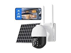 Auhavor W0092 Solar Security Cameras Wireless Outdoor (Open Box)