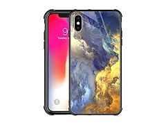 CARLOCA iPhone Xs MAX Case, Yellow Colorful