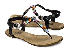 Muk Luks Women's Mila Sandals, Black