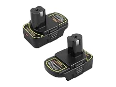 ZLWAWAOL 2Pcs DM18RL Battery Adapter