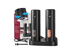 Safashy Electric Salt and Pepper Grinder Set