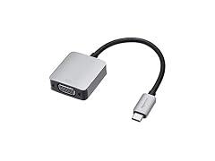Amazon Basics USB-C to VGA Adapter, Alum