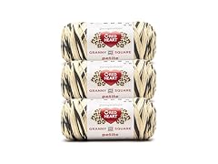 Red Heart All in One Granny Square, 3Pk- Linen