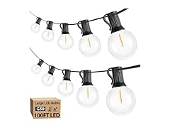 Bosceos 100FT Outdoor G40 String Lights