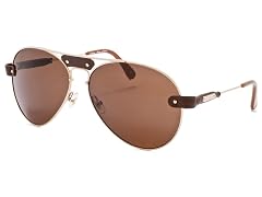 Chloe CL2104 Brown-Gold/Dark Brown
