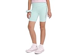 Converse Girls' Printed Biker Short and Scrunchie