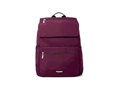 Baggallini Flap Laptop Backpack - 15"x11" Mulberry