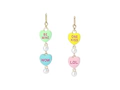 Betsey Johnson Sweetheart Linear Earring
