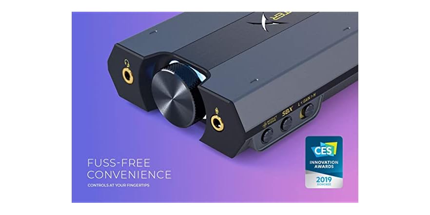 Sound BlasterX G6 Hi-Res 130dB 32bit/384kHz Gaming DAC