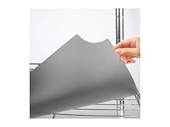 WAWINY Wire Shelf Liners 14x24, 5 Pack Gray