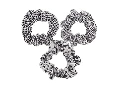 Karma VELVET SCRUNCHIE SET INK FLORAL