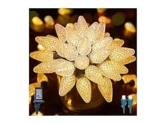 Brightown C9 LED Christmas Lights Outdoor, 81 Feet 100 LED