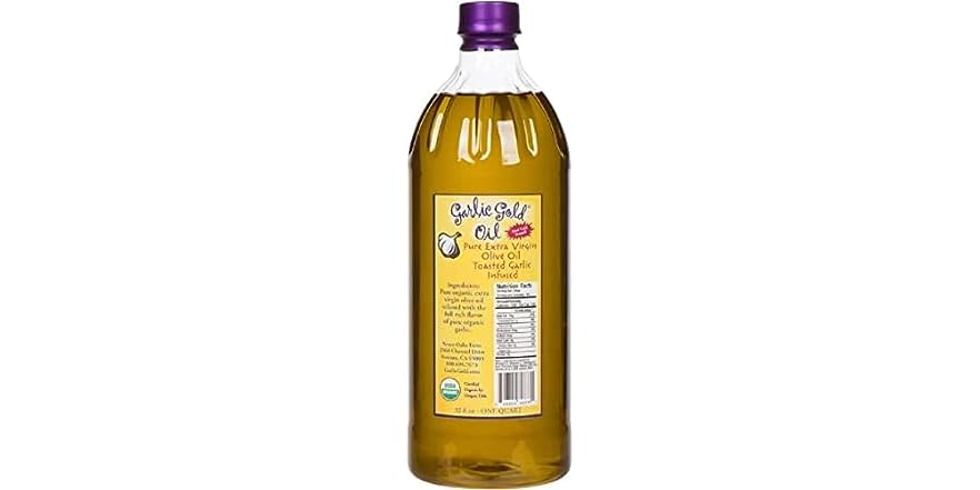 Garlic Gold Extra Virgin Olive Oil 32oz