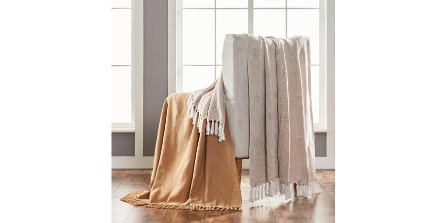Modern Threads Chester Throw, 2pk