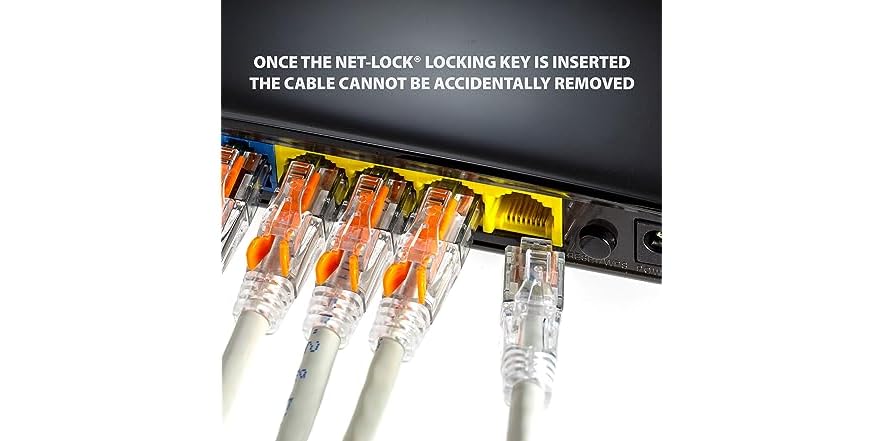 NTW Lockable Cat6 Ethernet Cable(3ft)