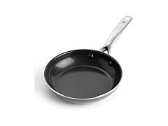Blue Diamond 8" Diamond Infused Ceramic Frying Pan Skillet, Gray 