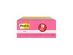 Post-it Post-it Notes, 1.38 x 1.88 in