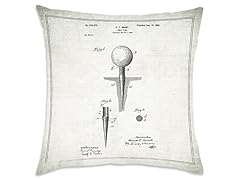 Golf Tee Throw Pillow