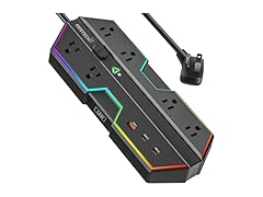 OviiTech 4000J Surge Protector Power Strip