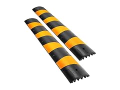 2pcs 6 Feet Rubber Speed Bump Driveway Modular