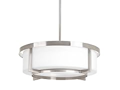 3-Light Pendant, Brushed Nickel