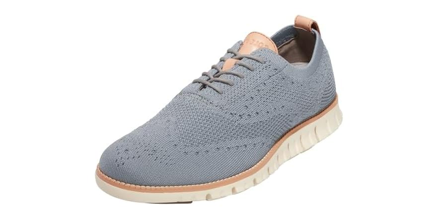 Cole Haan Women Zerogrand Stitchlite Oxford Rose Smoke Silver Peony