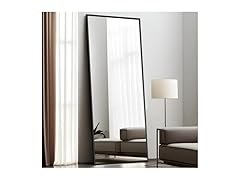 NeuType 47"x16" Black Full Length Mirror