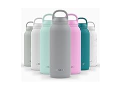 Ello Cooper Twist Bottle, 40 oz, Gray