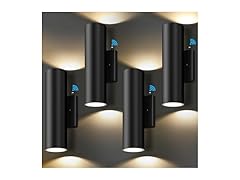 GoBright 4-Pack Dusk to Dawn Outdoor Wall Lights