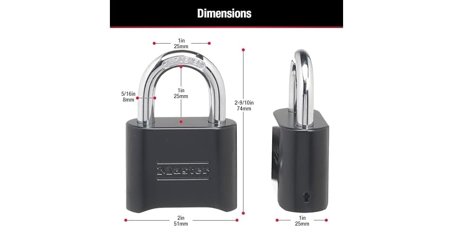 Standard Master Lock Master Lock Combination Lock