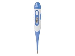 30-Second Flexible Tip Thermometer: Beeper, Memory, & Fever Alarm