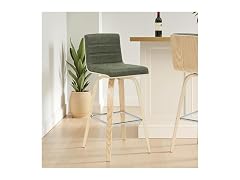 Armen Living Vienna Bar Height Bar Stool, Set of 2