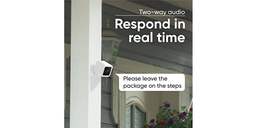 Wyze Cam V3 (2 Pack) - Black Outdoor/Indoor Security Camera With Night Vision