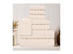 Superior Zuma Zero Twist Cotton Towels 8Pc Set