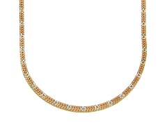 14k Rose Gold Plated Square Snake Chain