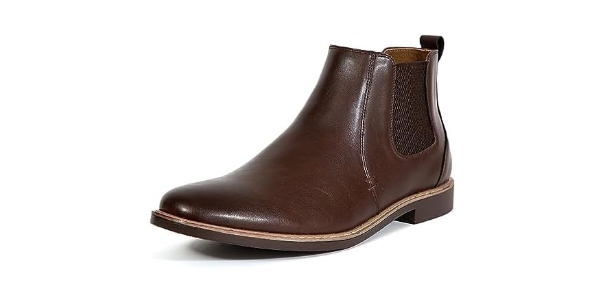 Deer Stags Router Chelsea Boot - Men's Synthetic Leather Ankle Boot With Memory Foam