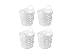 Clorox Flexi Plastic Laundry Basket, 4 Pack 