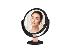 Danielle Vanity Mirror Black Rose Gold 1x 5x