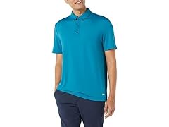 Amazon Essentials Men's Golf Polo Shirt Red