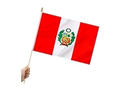 Yingnner Peru Stick Flags 12x18" 12pk