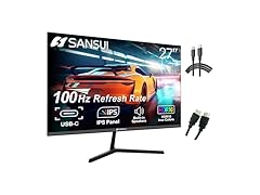 SANSUI 27 Inch Monitor with Built-in Speakers