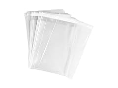 200pcs Clear Resealable Adhesive Cello Treat Bags